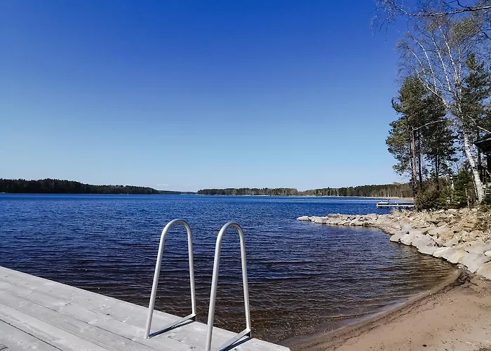 Upea Miljoeoe Saimaalla, Tilava Talo Ja Saunamoekki Вилла *