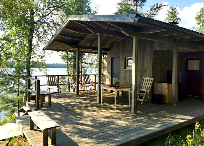 Вилла Upea Miljoeoe Saimaalla, Tilava Talo Ja Saunamoekki