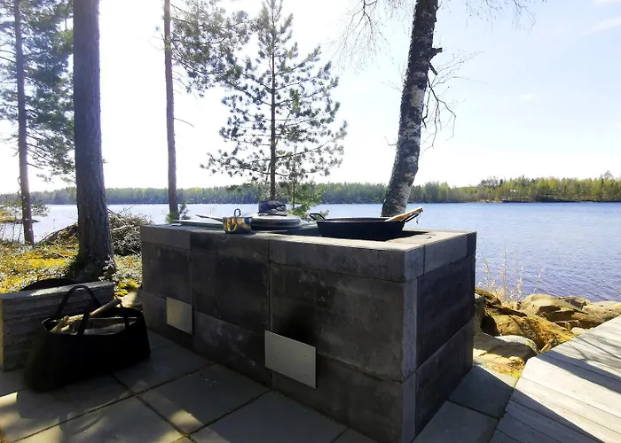 Вилла Upea Miljoeoe Saimaalla, Tilava Talo Ja Saunamoekki *