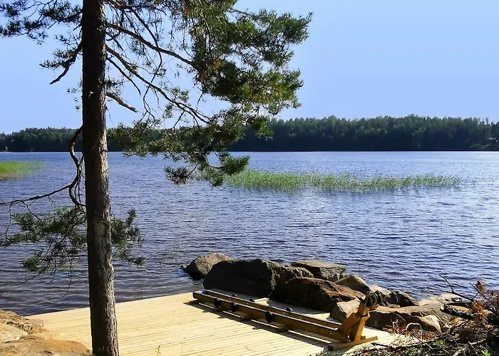 Вилла Upea Miljoeoe Saimaalla, Tilava Talo Ja Saunamoekki *
